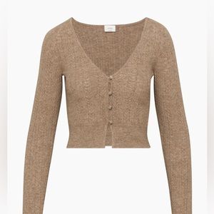 Wilfred Santorini Cardigan, Heather Cognac